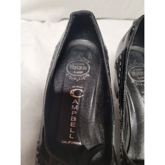 Jeffrey Campbell Ibiza Last Handmade Twig Size 6 Black Pump Oxford - Picture 3 of 8